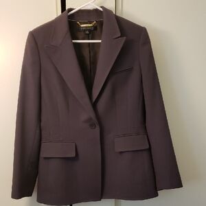 Anne Klein Is greyish Green In Color Blazer Professional Suit Jacket